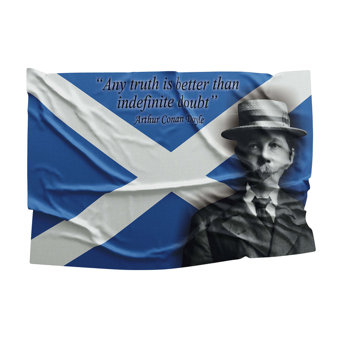 Arthur Conan Doyle British Writer Flag Banner