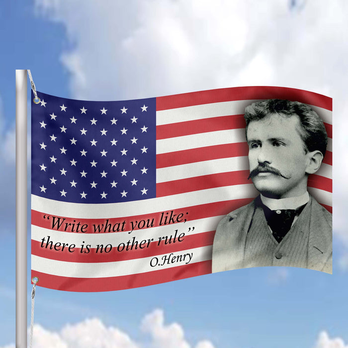 O. Henry USA Writer Flag Banner