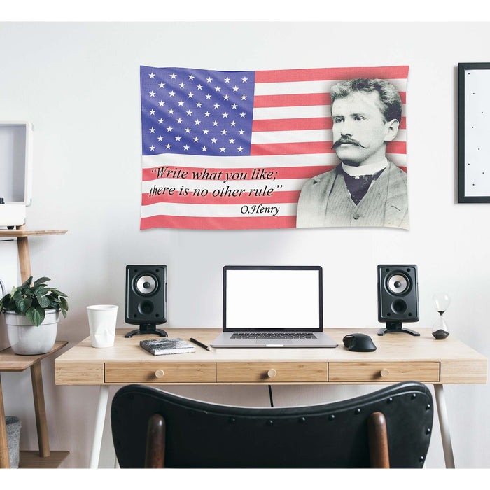 O. Henry USA Writer Flag Banner