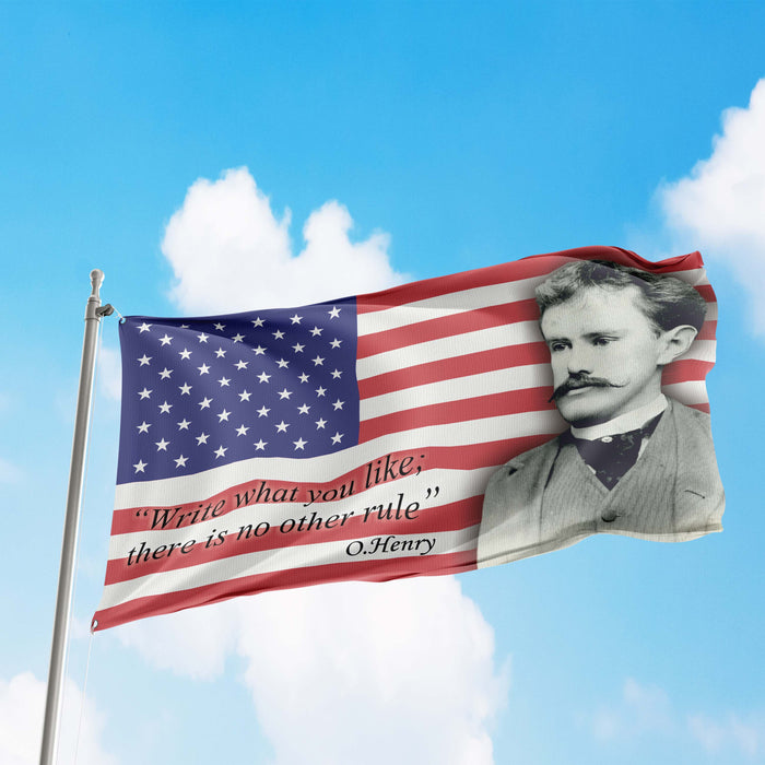 O. Henry USA Writer Flag Banner