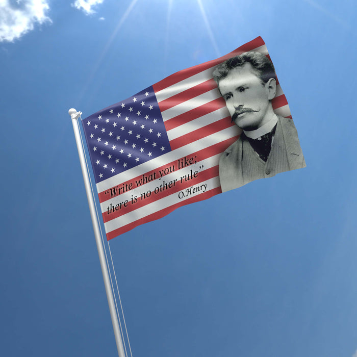 O. Henry USA Writer Flag Banner