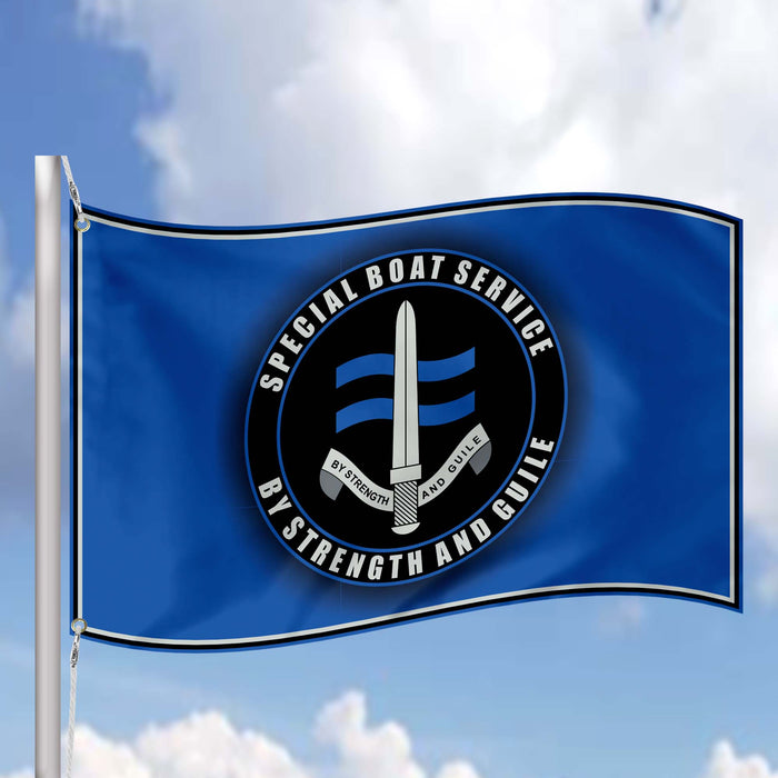 Special Boat Service SBS United Kingdom's Royal Navy Flag Banner