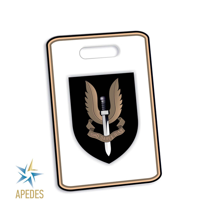 British Special Air Service Rectangle Luggage Tag