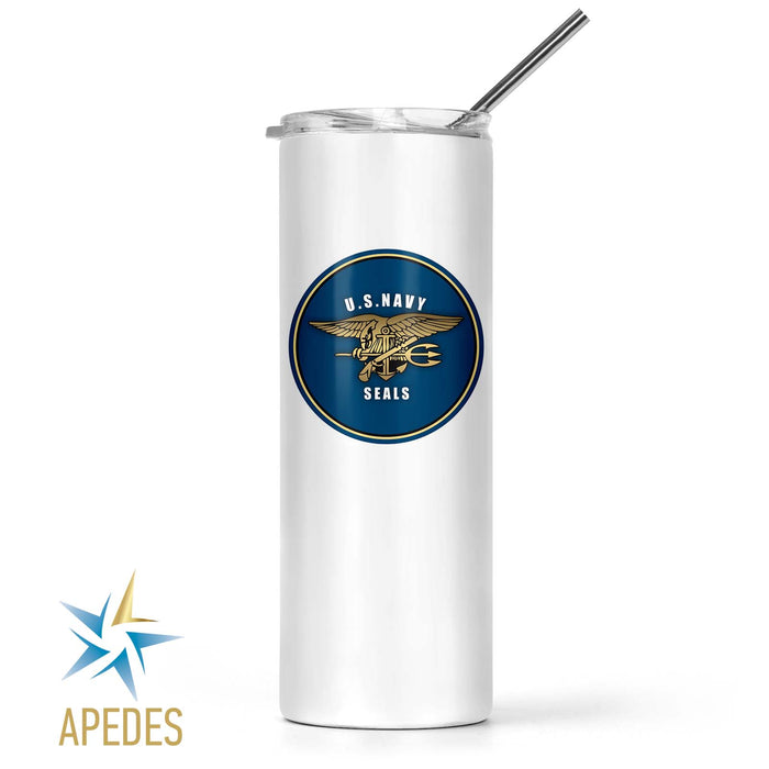 The US Navy Seals Stainless Steel Skinny Tumbler 20 OZ