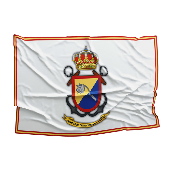 Unidad de Operaciones Especiales UOE the Elite Special Operations Force of the Spanish Navy and Marines Spain Flag Banner