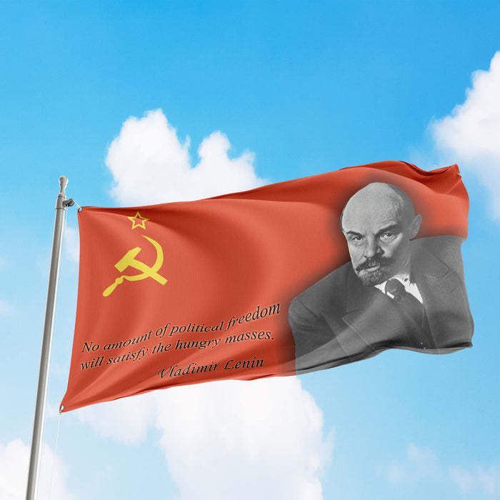 ffiche rétro originle soviétique Lenin Is The Bnner Of Communism ffiche rétro originle soviétique Lenin Is The Bnner Of Communism