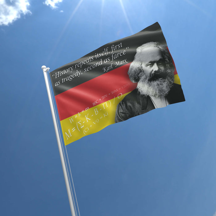 Karl Marx German Philosopher Flag Banner