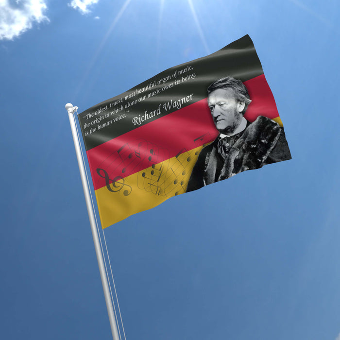 Richard Wagner Gernam Composer Flag Banner