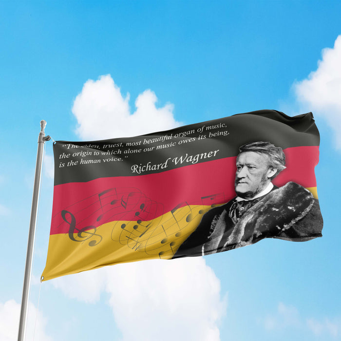 Richard Wagner Gernam Composer Flag Banner