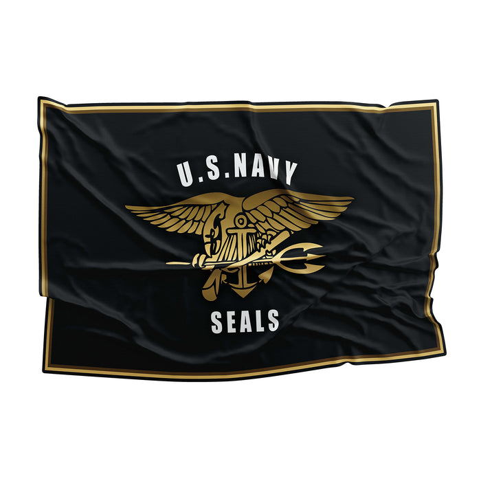 The US Navy Seals Flag Banner