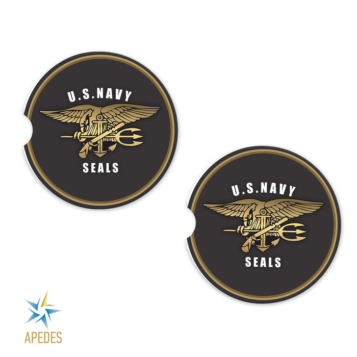 The US Navy Seals Car Cup Holder Coaster (Set of 2)