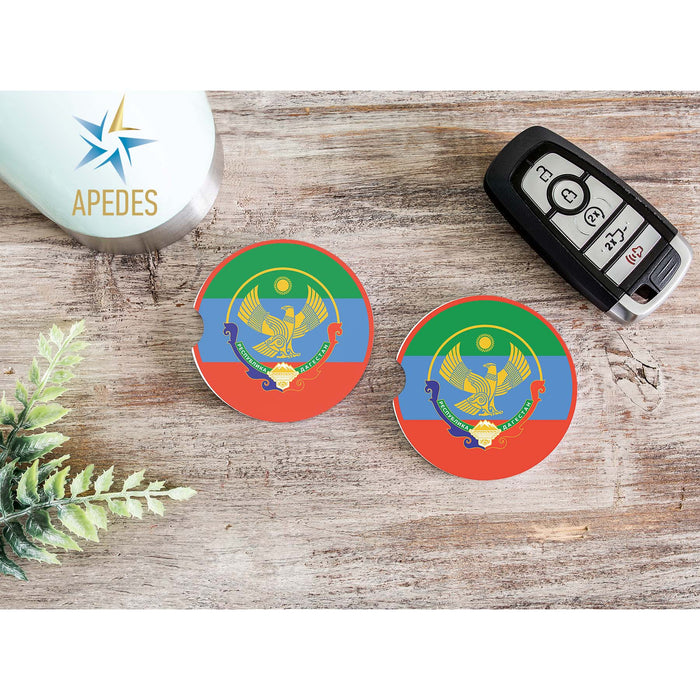 Dagestan Car Cup Holder Coaster (Set of 2)