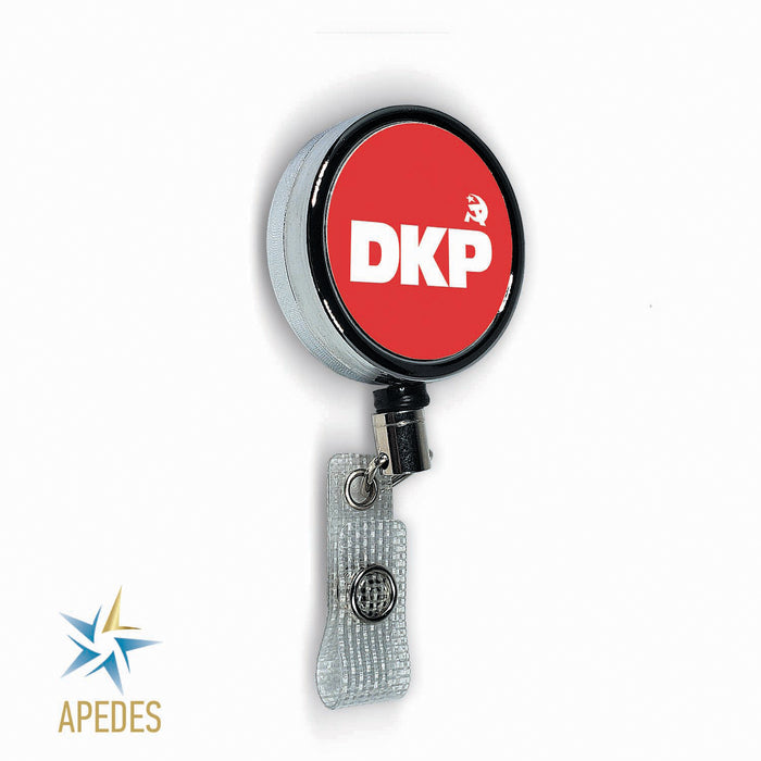 Deutsche Kommunistische Partei Badge Reel Holder