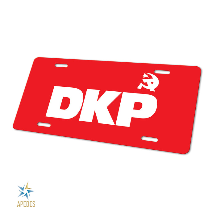 Deutsche Kommunistische Partei Decorative License Plate
