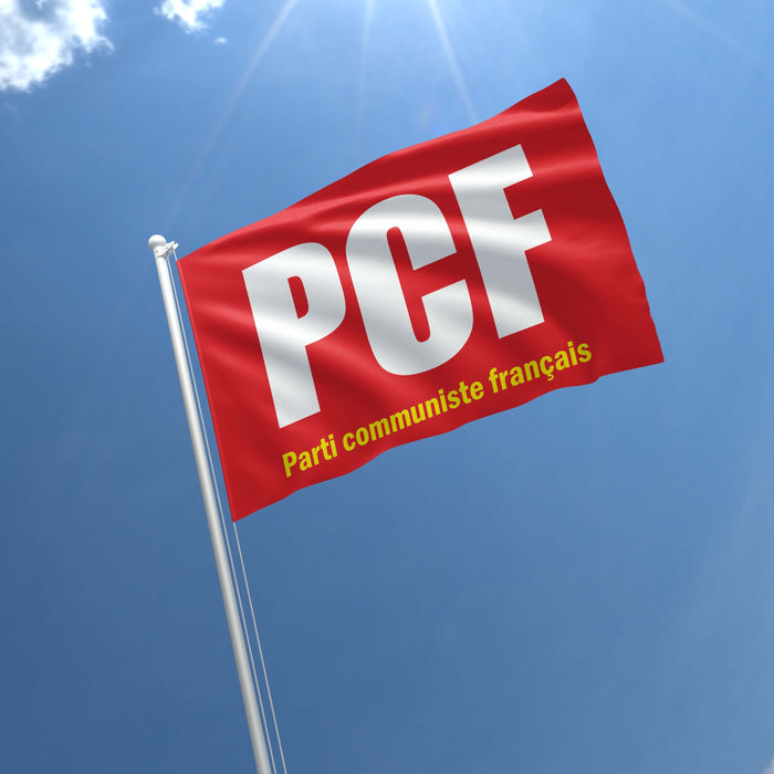 French Communist Party France Flag Banner