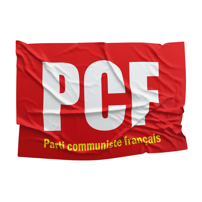 French Communist Party France Flag Banner