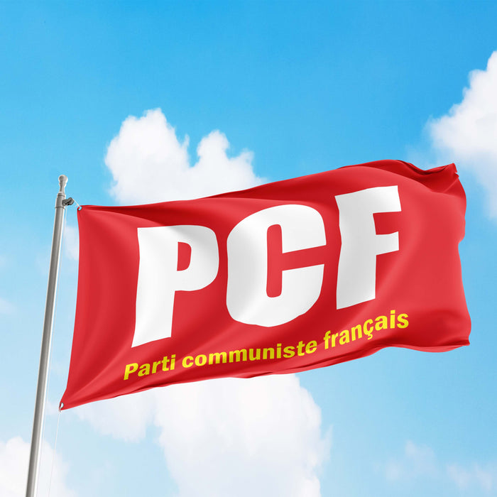 French Communist Party France Flag Banner