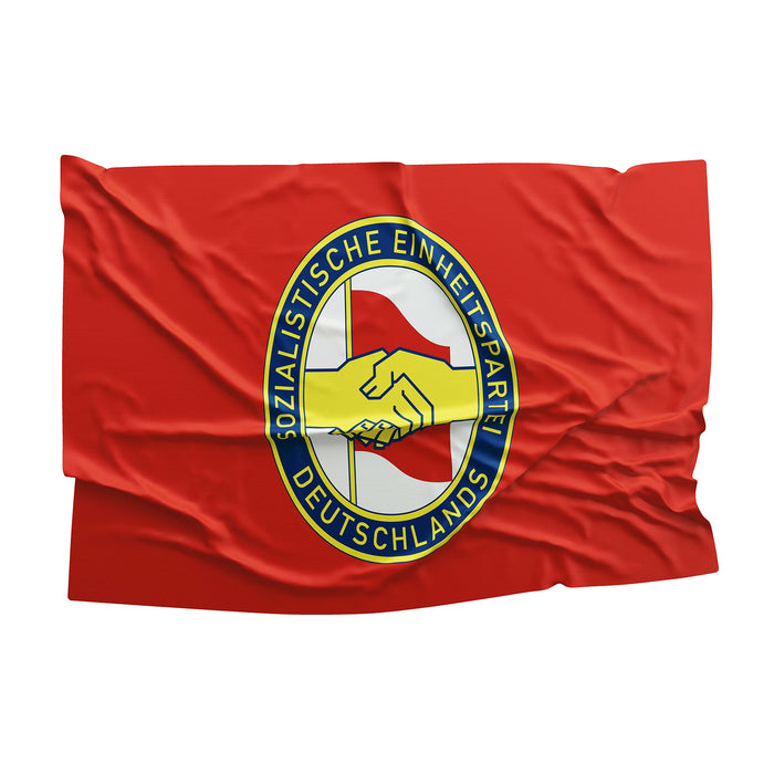 Socialist Unity Party of Germany Flag Banner
