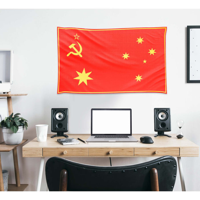 Communist Party Australia Flag Banner