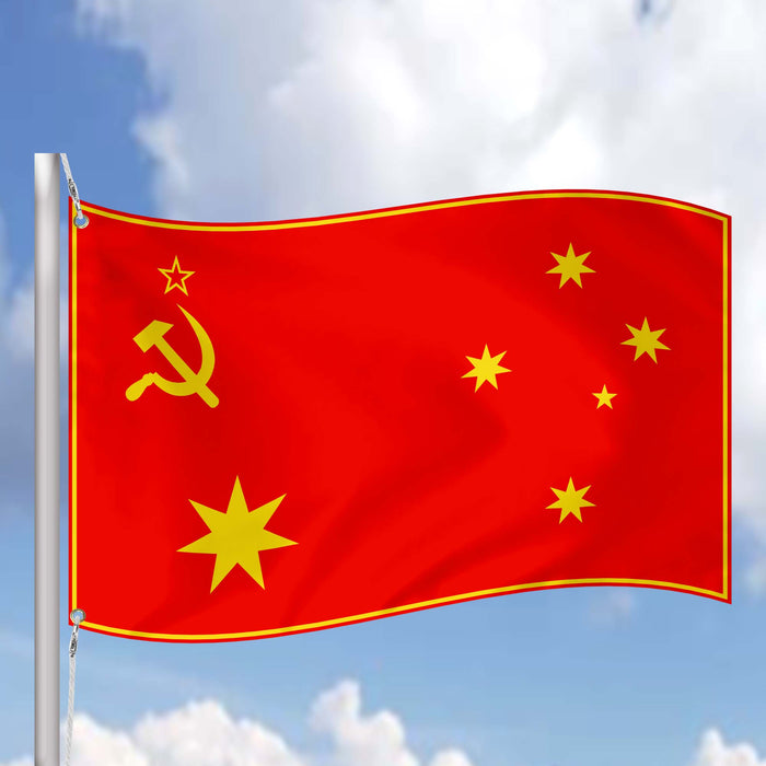 Communist Party Australia Flag Banner