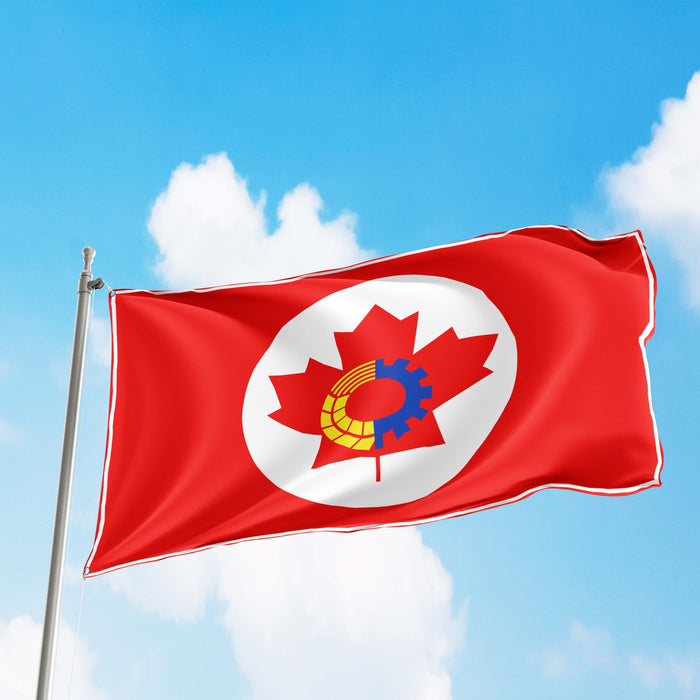 Communist Party Canada Flag Banner