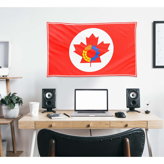 Communist Party Canada Flag Banner