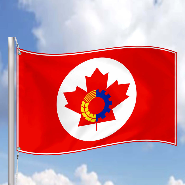 Communist Party Canada Flag Banner