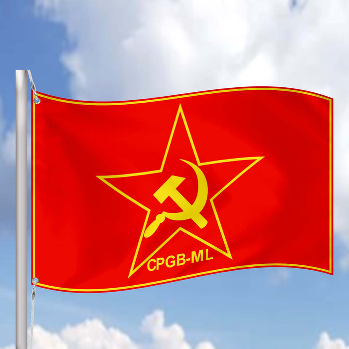 Communist Party Great Britain Flag Banner