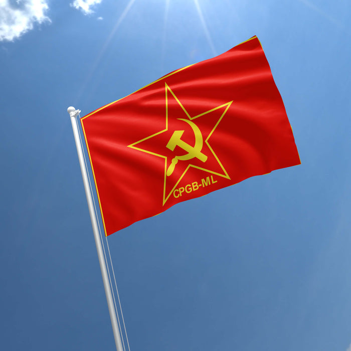 Communist Party Great Britain Flag Banner
