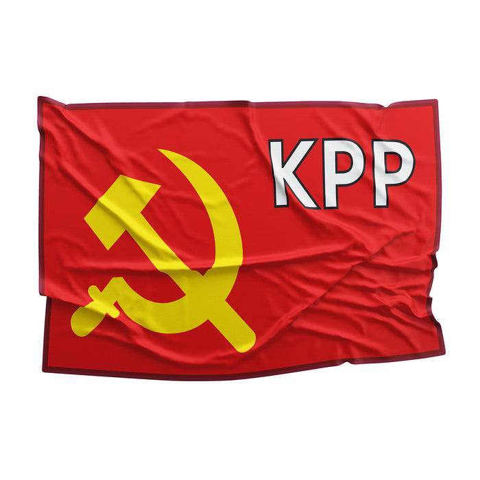 Polish Volunteer Reserve Militia Communist Party Poland Flag Banner