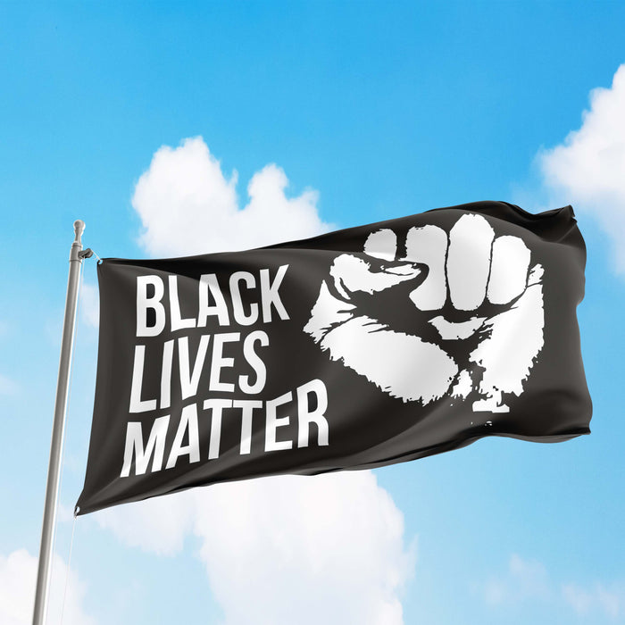 Black Lives Matter Black Power Flag Banner