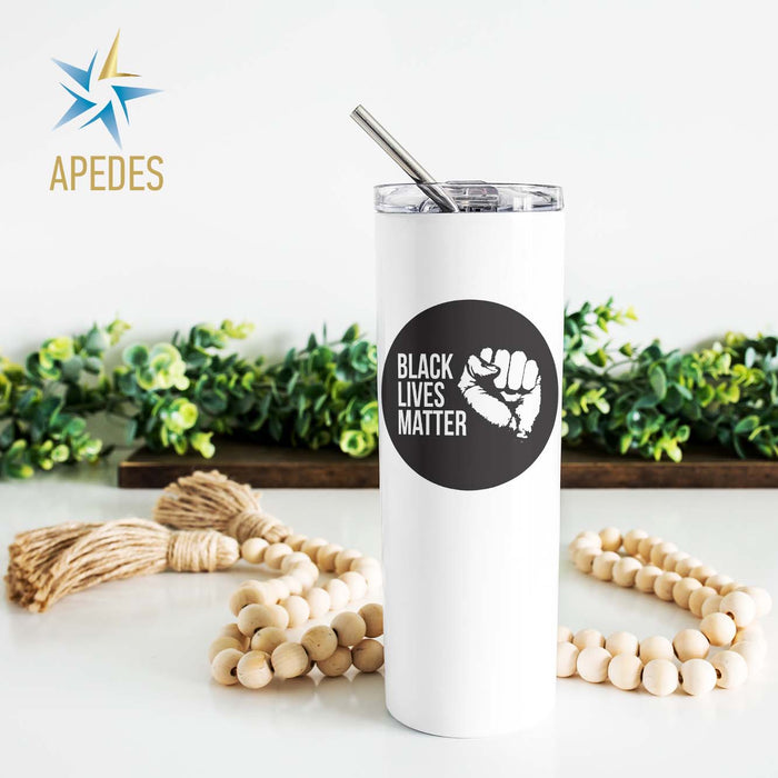 Black Lives Matter Stainless Steel Skinny Tumbler 20 OZ