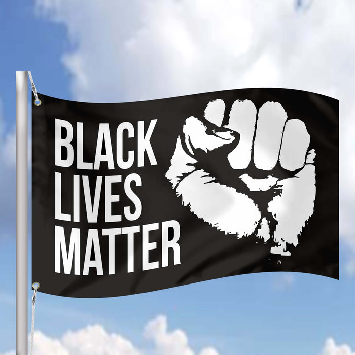 Black Lives Matter Black Power Flag Banner