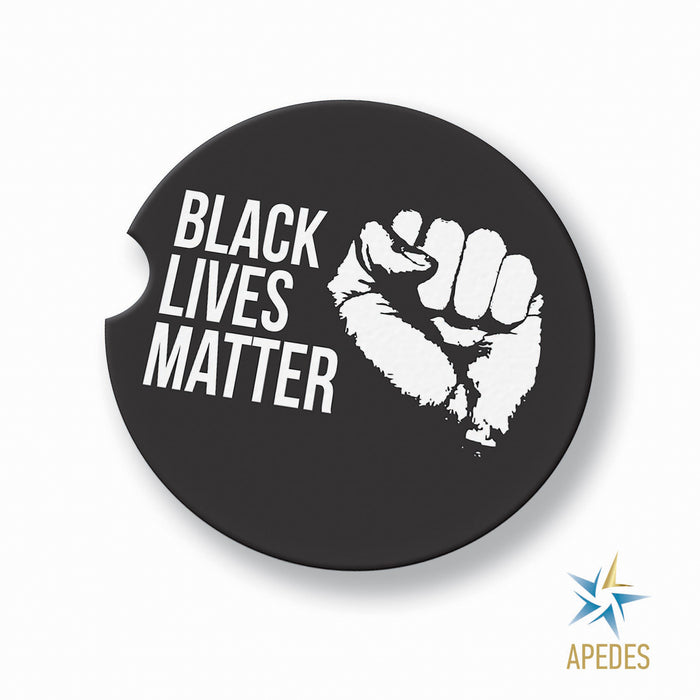 Black Lives Matter Car Cup Holder Coaster (Set of 2)