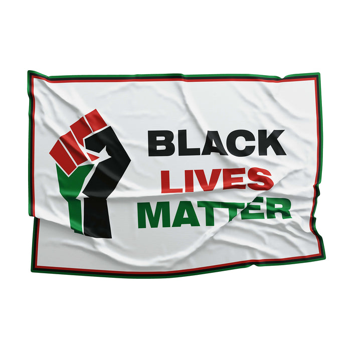 Black Lives Matter Black Power Flag Banner