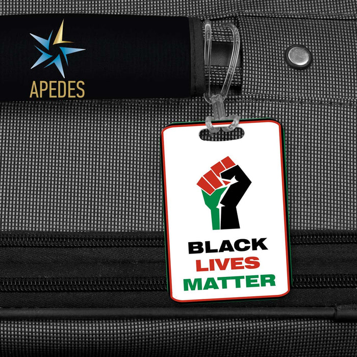 Black Lives Matter Rectangle Luggage Tag