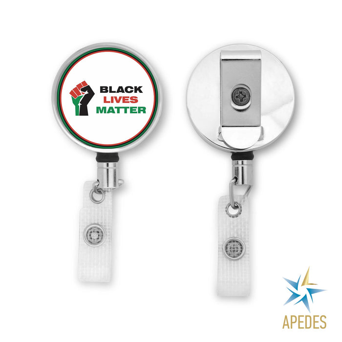 Black Lives Matter Badge Reel Holder