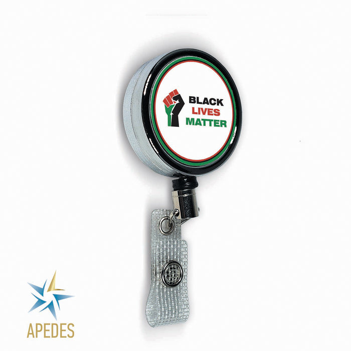 Black Lives Matter Badge Reel Holder