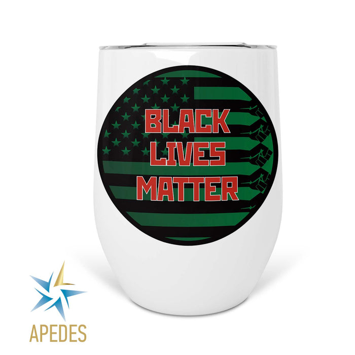 Black Lives Matter Stainless Steel Stemless Wine Cup 12 OZ