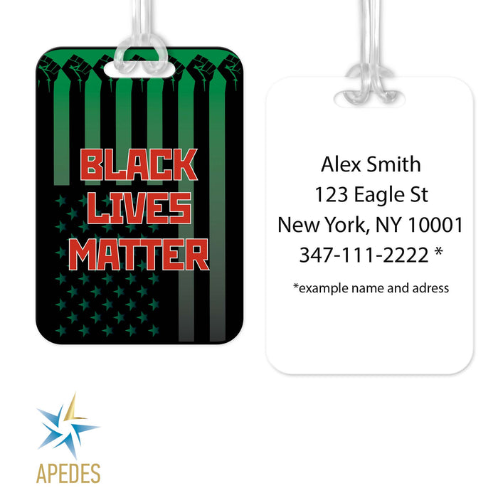 Black Lives Matter Rectangle Luggage Tag