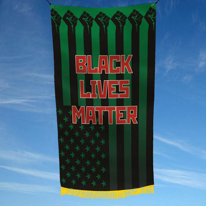 Black Lives Matter Black Power Flag Banner