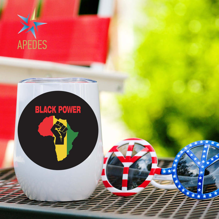 Black Lives Matter Stainless Steel Stemless Wine Cup 12 OZ