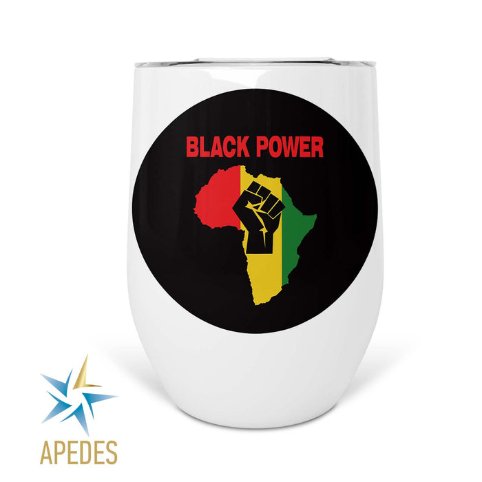 Black Lives Matter Stainless Steel Stemless Wine Cup 12 OZ