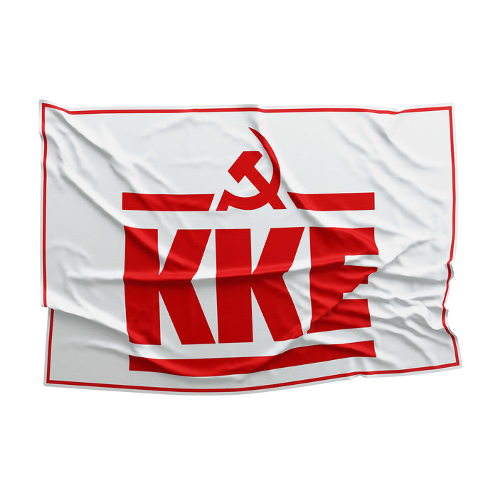 Communist Party Greece Flag Banner