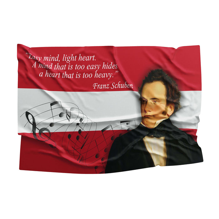 Franz Peter Schubert Austria Composer Flag Banner