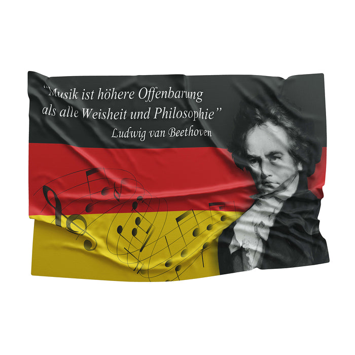 Ludwig van Beethoven Gernam Composer Flag Banner