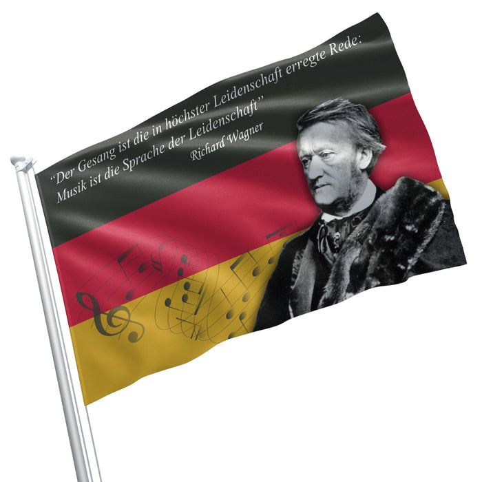 Richard Wagner Gernam Composer Flag Banner