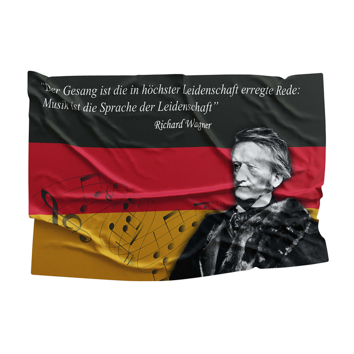 Richard Wagner Gernam Composer Flag Banner