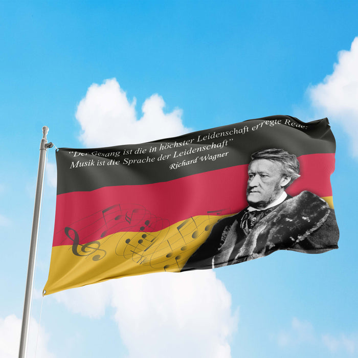 Richard Wagner Gernam Composer Flag Banner