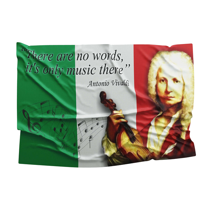 Antonio Lucio Vivaldi Italian Composer Flag Banner